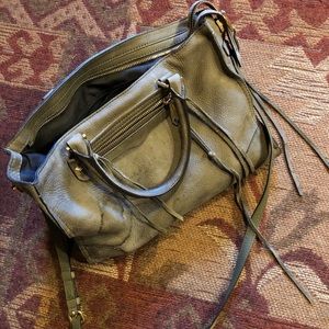 Rebecca Minkoff Regan Satchel Suede/Leather
